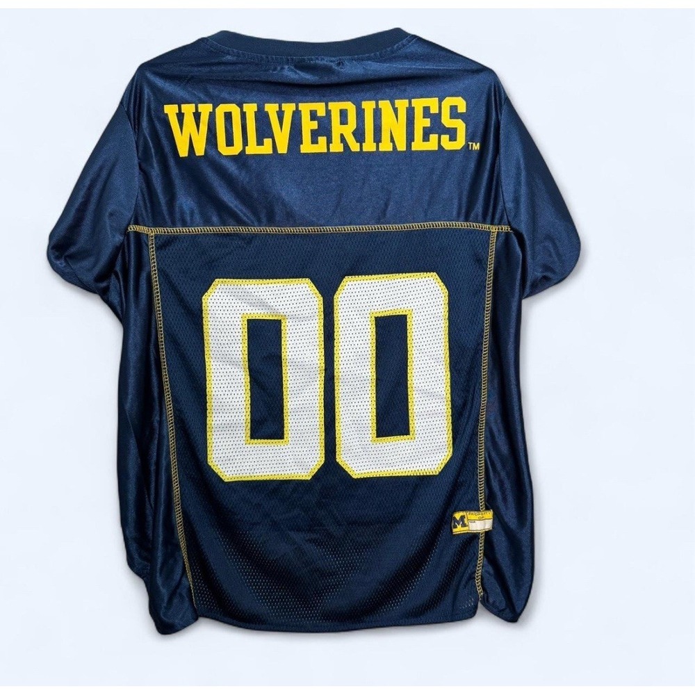 Wolverines Navy Blue Jersey For Dogs XL Tailgate NCAA Michigan Game Day Pets